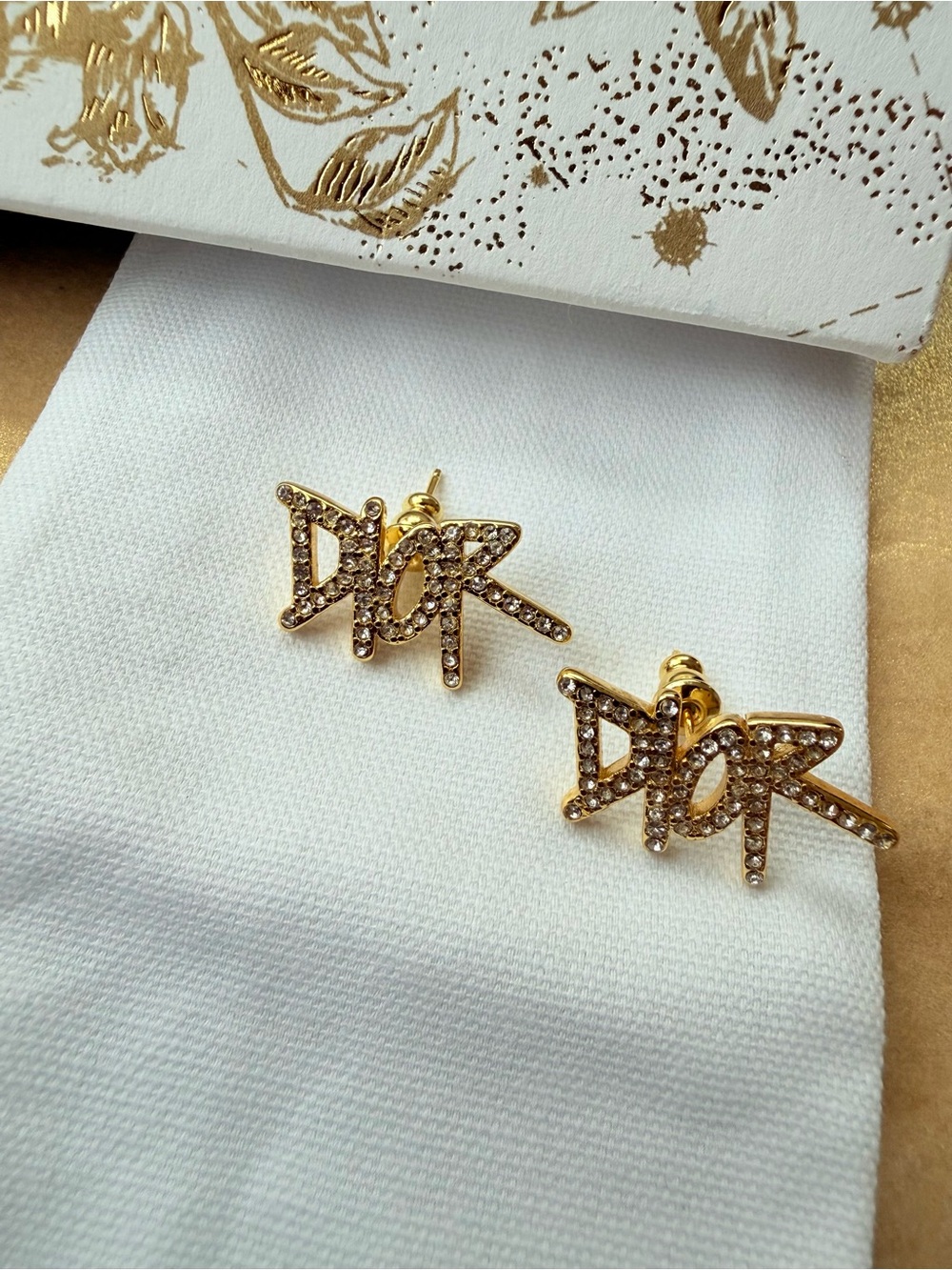Dior Bee Stud Earrings New in Box with Gift Bag No tag